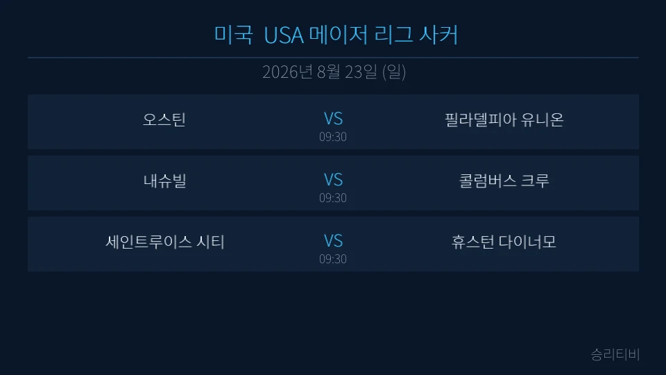 USA 메이저 리그 사커