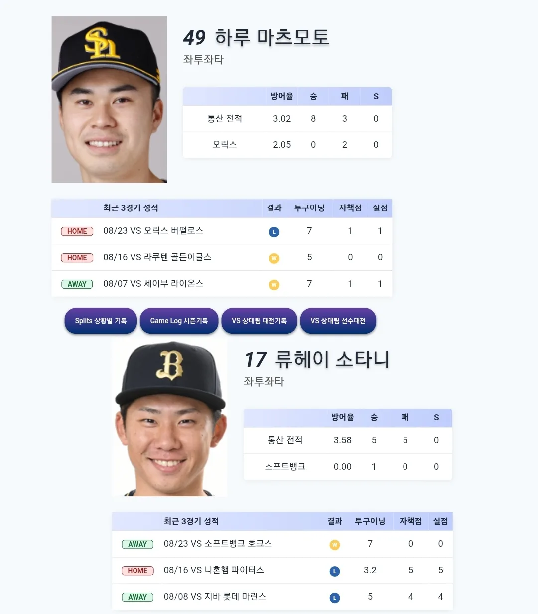 오릭스 소프트뱅크