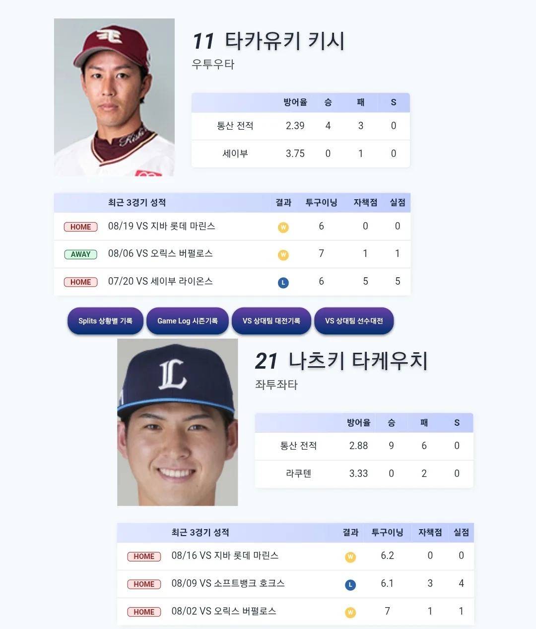 세이부 라이온즈 라쿠텐 골든이글스
