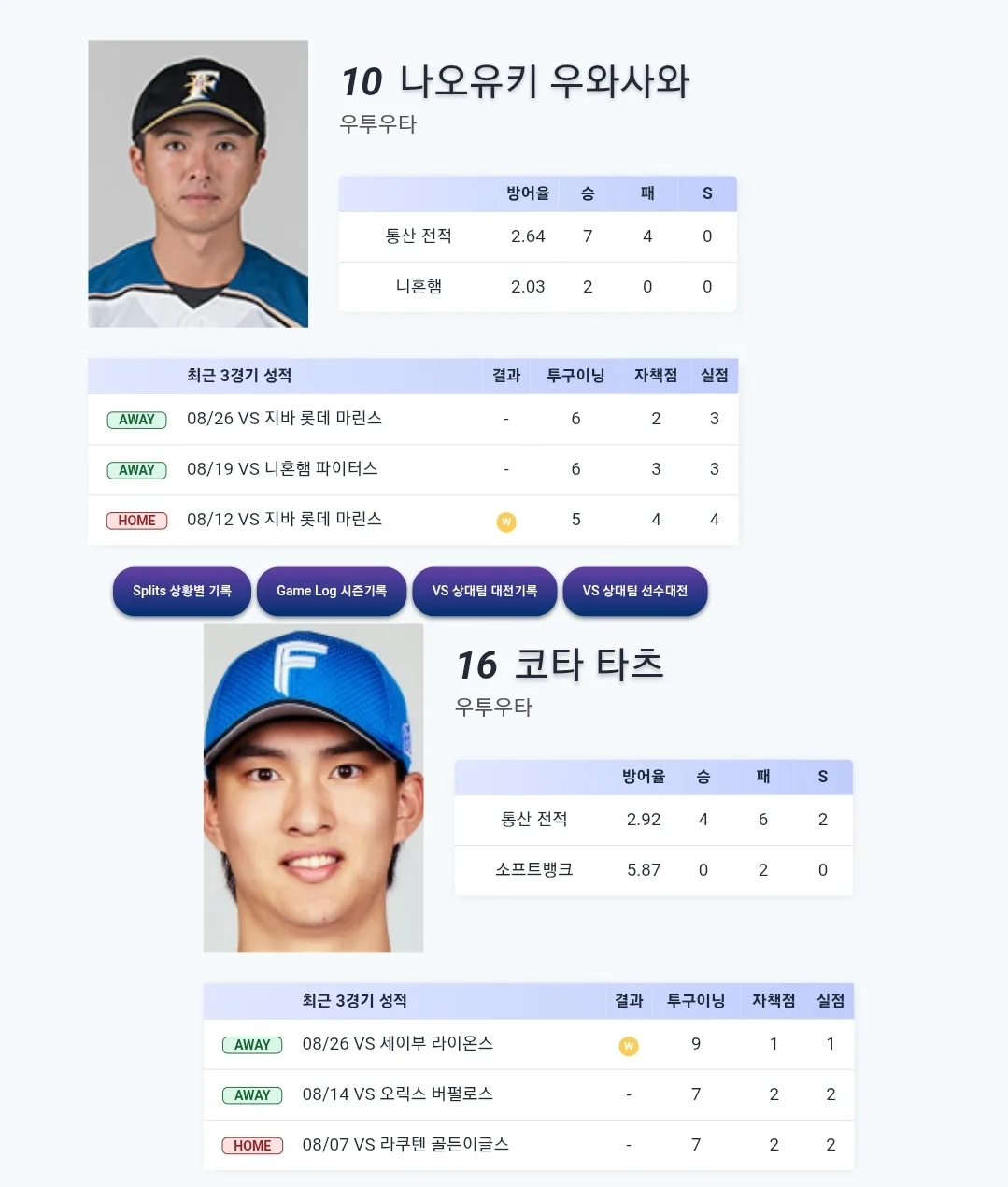니혼햄 소프트뱅크